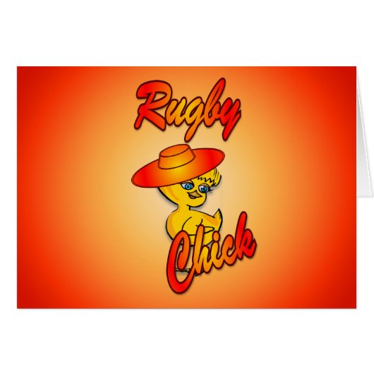 Rugby Chick #5 Cards (Front Horizontal)
