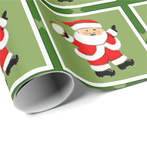 Rugby Christmas Gift Wrapping Paper