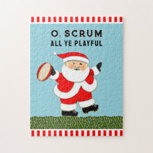 Rugby Christmas Jigsaw Puzzle
