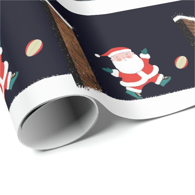 Rugby Christmas Wrapping Paper (Roll Corner)