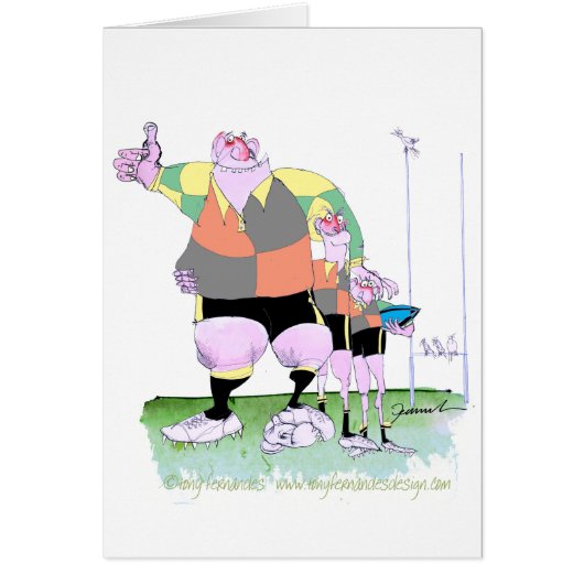 Rugby chums, tony fernandes cards (Front)
