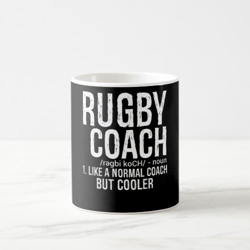 Rugby coach like normal coach but cooler coffee mug