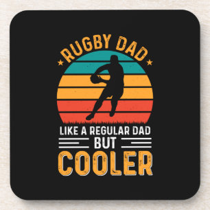 Rugby Dad Beverage Coaster