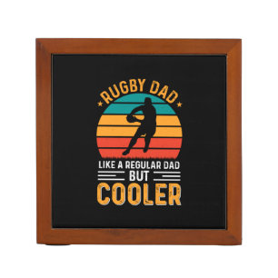 Rugby Dad Desk Organizer