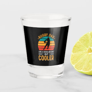 Rugby Dad Shot Glass