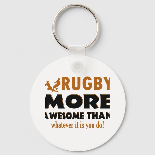 Rugby designs keychain (Front)