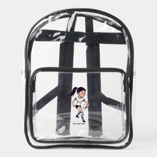 Rugby Fan's Stadium Backpack (Front)