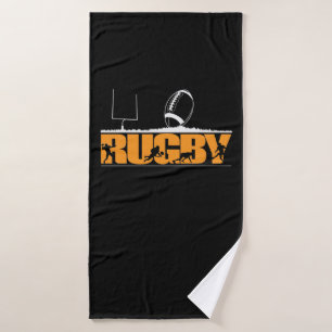 Rugby Football Bath Towel
