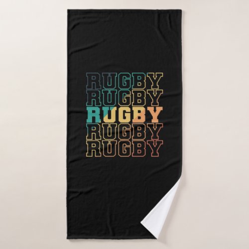 Rugby Football Sport Spieler Fans Bath Towel