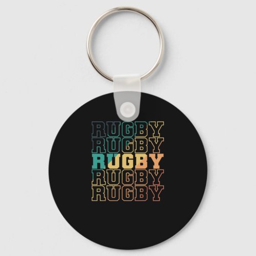 Rugby Football Sport Spieler Fans Keychain