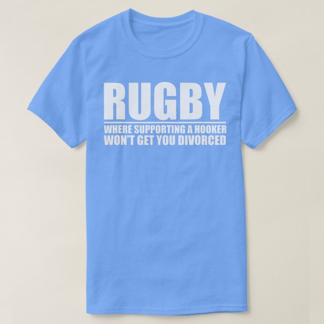 Rugby   For Rugby Players Coaches Referees and Fan T-Shirt (Design Front)