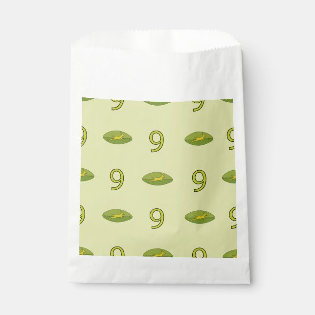 Rugby game are on favor bag (Front)