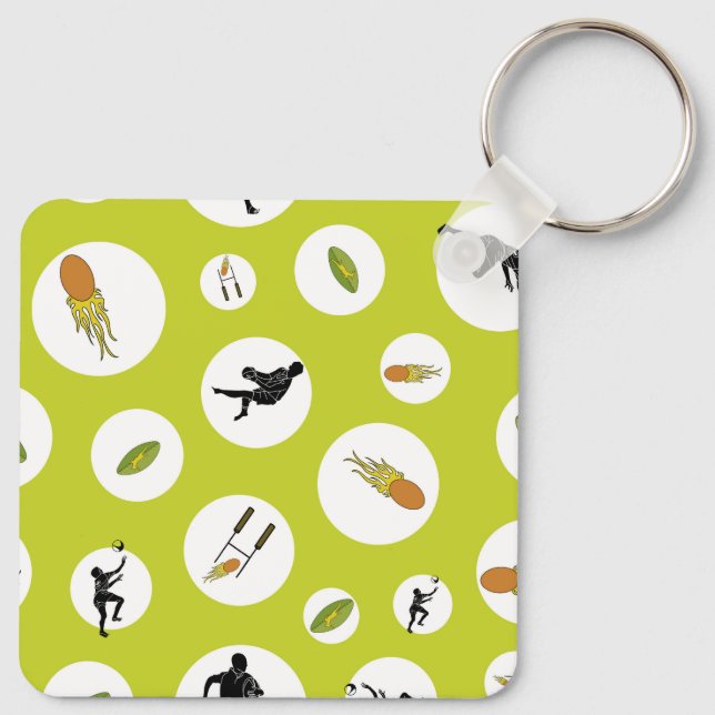 Rugby game are on Keyring to success  (Back)