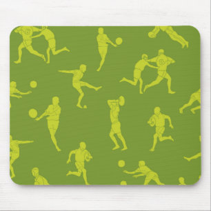 Rugby game are on mouse pad