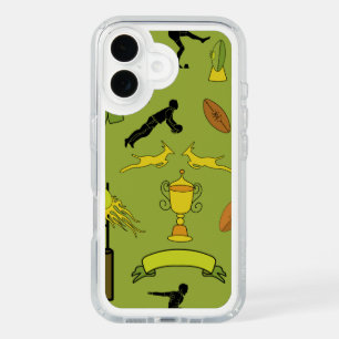Rugby game are on iPhone 16 case