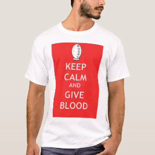 Rugby - Keep Calm & Give Blood T-Shirt