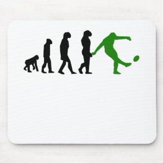 Rugby Kick Evolution (Green) Mouse Pad