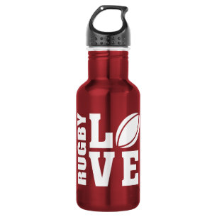 Rugby Love Stainless Steel Water Bottle