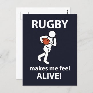 Rugby Makes Me Feel Alive Rugby 