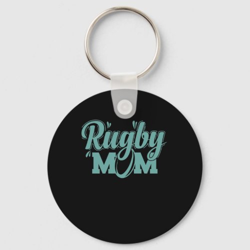 Rugby Mom Football Sport Spieler Fans Keychain