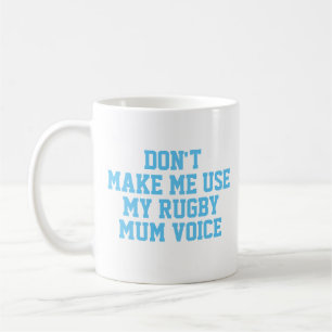 Rugby mom Gift Mug Funny Quote Slogan Coach