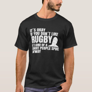 rugby motif rugby trainer smart people sport rugby T-Shirt