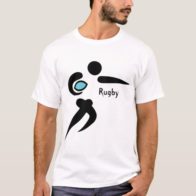 Rugby Player and Ball Scrum t-Shirt