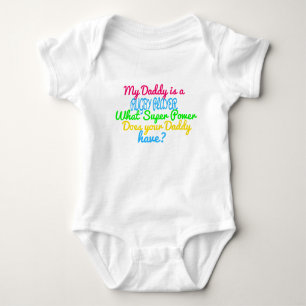 RUGBY PLAYER BABY BODYSUIT
