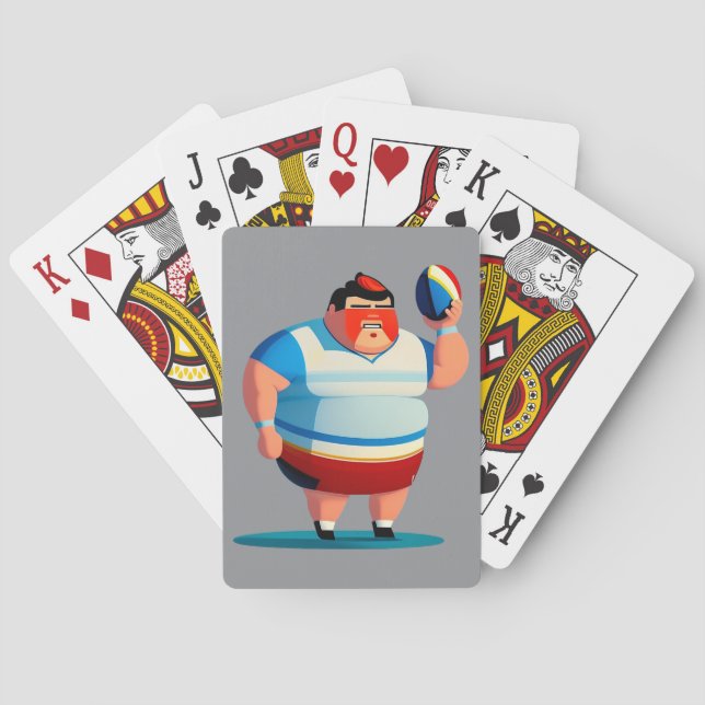 Rugby Player - Playing Cards (Back)