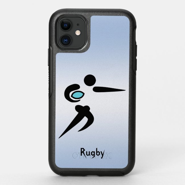 Rugby Player Scrum Ball OtterBox iPhone 11 Case