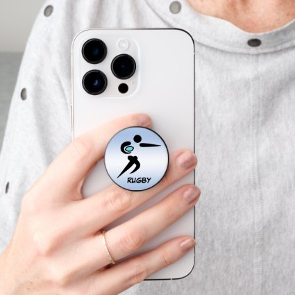 Rugby Player Scrum Ball Smartphone PopSocket