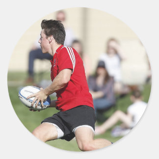 Rugby Player Sticker