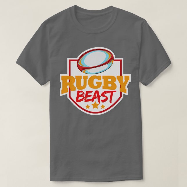 Rugby Player T-Shirt (Design Front)