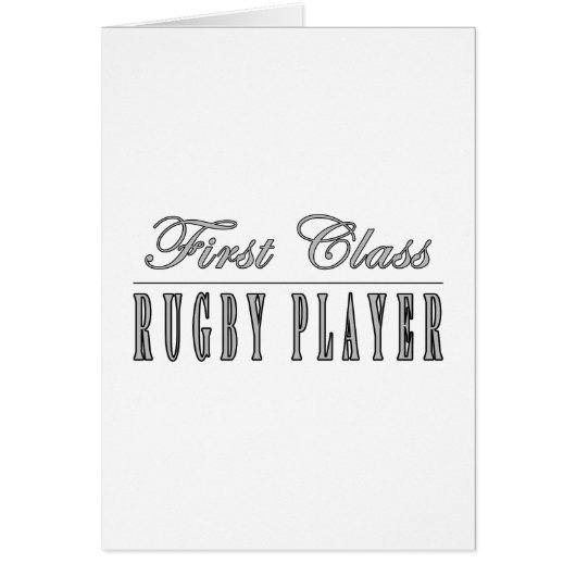 Rugby Players : First Class Rugby Player (Front)