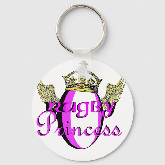rugby princess keychain (Front)