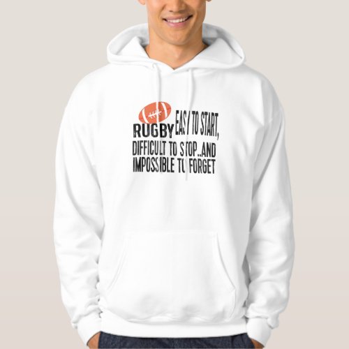 RUGBY QUOTES HOODIE