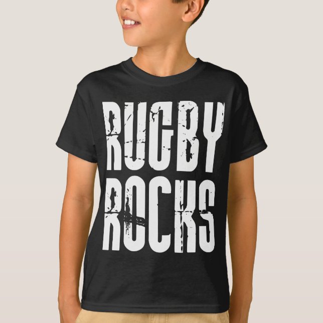 Rugby Rocks T-Shirt (Front)