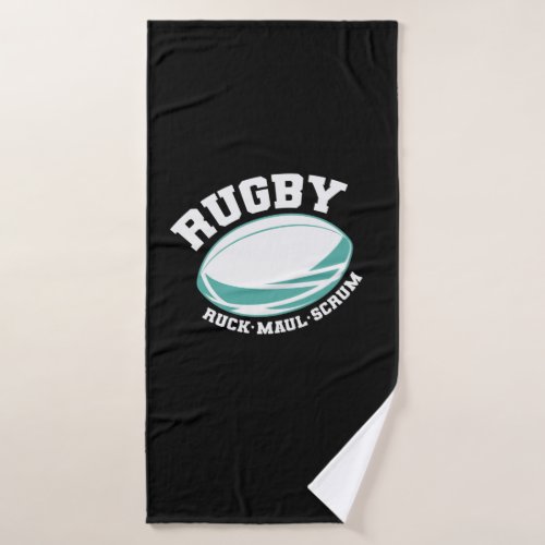 Rugby Ruck Maul Scrum Football Sport Bath Towel