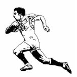 Rugby Run Photo Sculpture 4<br><div class="desc">Rugby Run Photo Sculpture 4
Great gift for people who love rugby.
Design by Poramit</div>