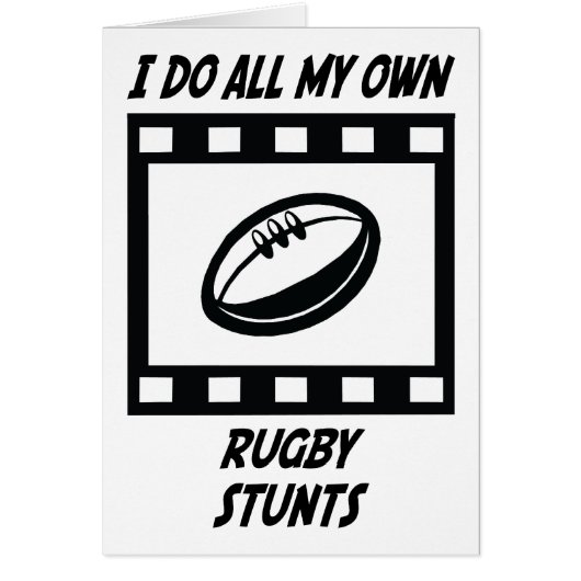 Rugby Stunts Cards (Front)