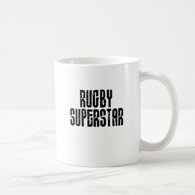 Rugby Superstar Coffee Mug (Right)