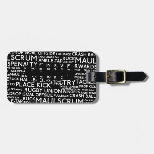 Rugby Union Gifts Luggage Tag
