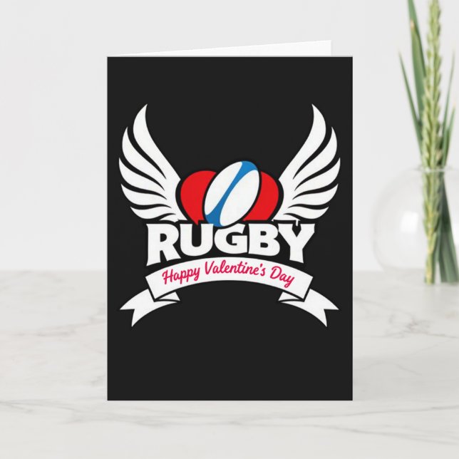 Rugby Valentines Day Special Card (Front)