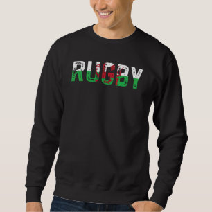 Rugby Wales Welsh Pride Flag Sweatshirt