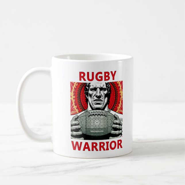 Rugby Warrior Mug (Left)