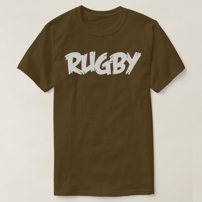 Rugby white T-Shirt (Design Front)