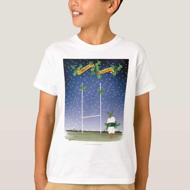 rugby xmas T-Shirt (Front)
