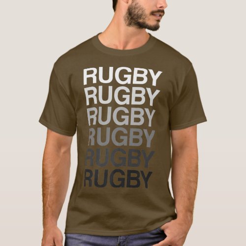 Rugbyplayer Sport Quote Rugby   T_Shirt