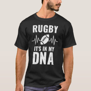 Rugbys Rugby Sports Rugby It's In My DNA Rugby P T-Shirt