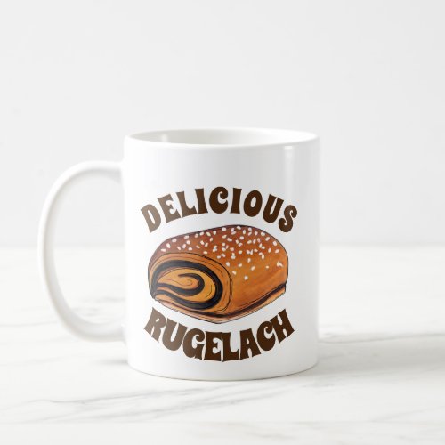 Rugelach Jewish Polish Crescent Roll Pastry Bakery Coffee Mug